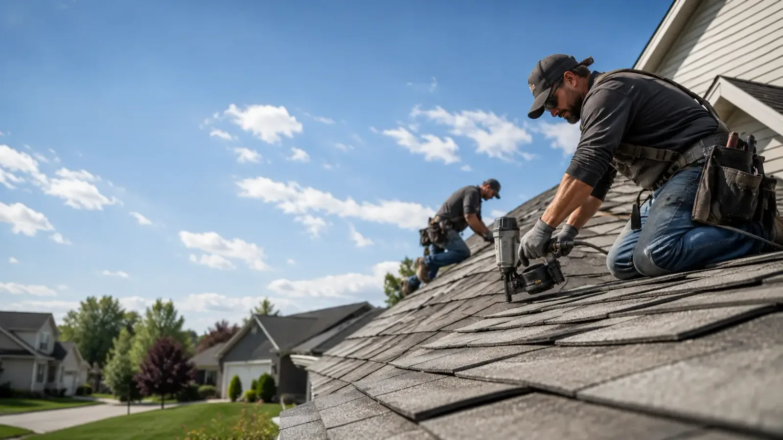 Storm Damage Roof Repair in Hope, MN near me